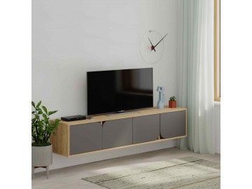 SERENNO, TV stolek, dub / antracit