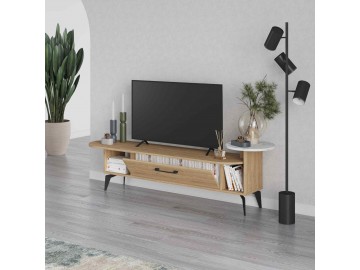 ARIADNA, TV stolek, dub / bílý Carrara