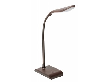 SANDRIA Stolní lampa stmívatelná L1550 SANDY LED hnědá 5W, 4000K s akumulátore