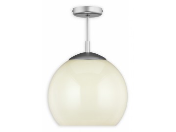Lemir Stropní svítidlo O1836 W1 K_2 Kula přisazená průměr 30 cm, krémová
