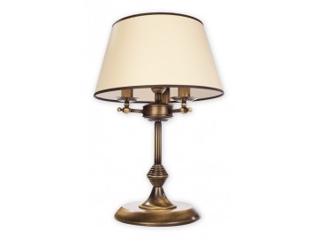 Lemir Stolní lampa O2078 LD3 PAT Maxim lampička velká, patina