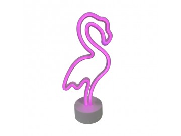 ZUMALINE LED lampička FM-NB23 NEON FLAMINGO LED