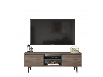 ASPERE TV skříňka, ořech Cura + antracit