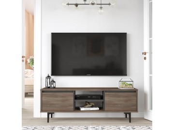 ASPERE TV skříňka, ořech Cura + antracit