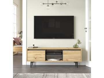 ASPERE TV skříňka, dub Left + antracit