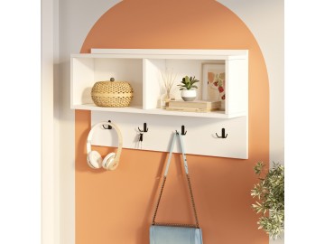 HARAH věšákový panel, bílá