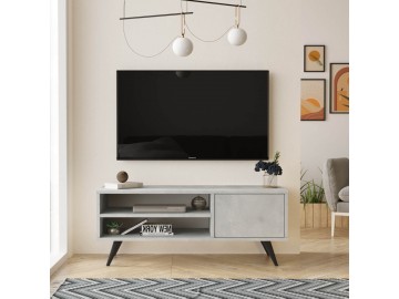 BUGAR TV stolek na nožkách, barva šedý kámen