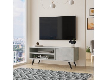 BUGAR TV stolek na nožkách, barva šedý kámen