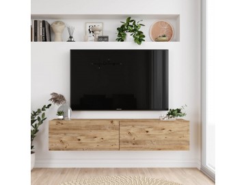 HARID závěsný TV stolek, barva borovice