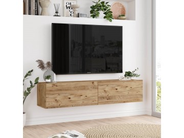 HARID závěsný TV stolek, barva borovice