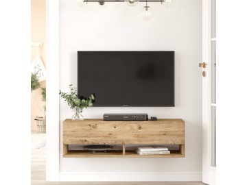 IMAVERE závěsný TV stolek, barva borovice