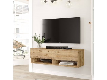 IMAVERE závěsný TV stolek, barva borovice