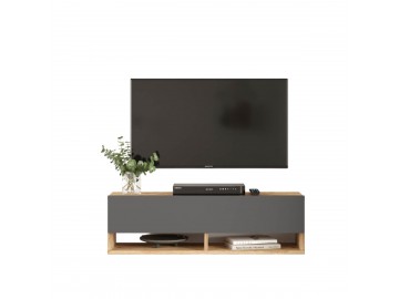 IMAVERE závěsný TV stolek, barva borovice + antracit