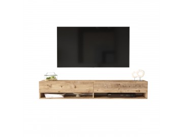 NARTU závěsný TV stolek, barva borovice