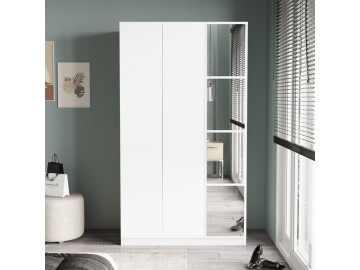 LYMAN moderní šatní skříň, bílá
