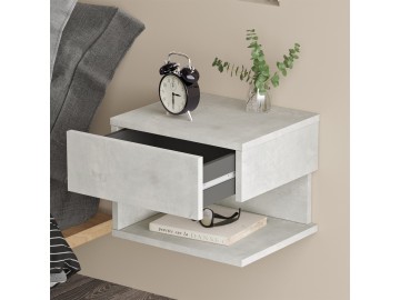 PICHER loftový noční stolek, beton