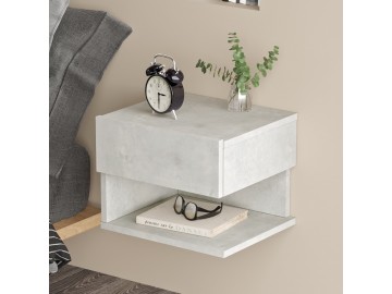 PICHER loftový noční stolek, beton