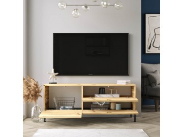 UDRIKU TV skříňka, barva dub Left + černá