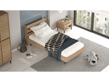 KANASIN jednolůžková postel 100x200, sepet