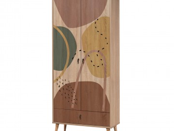 NOCERA stylová šatní skříň, multicolor