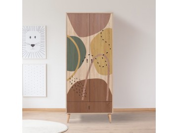 NOCERA stylová šatní skříň, multicolor