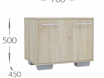 Předsíňová stěna KENAI satin