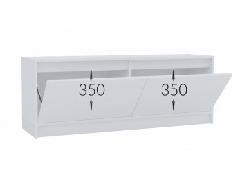 Předsíňová stěna JACOB 150  bílá