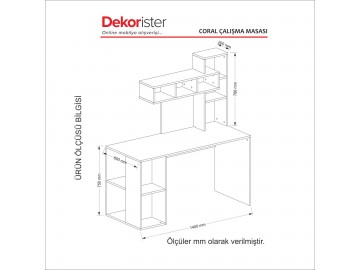 ZAKIMI designový psací stůl, bílá/ořech