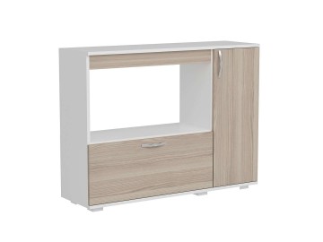 JUNDI multifunkční kuchyňská skříňka, bílá/cordoba