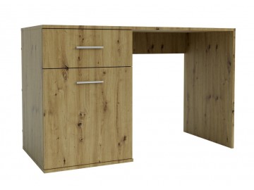 Pracovní stůl se zásuvkou 120/L NUNAN, barva dub artisan