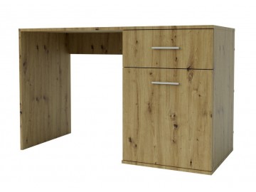 Pracovní stůl se zásuvkou 120/P NUNAN, barva dub artisan