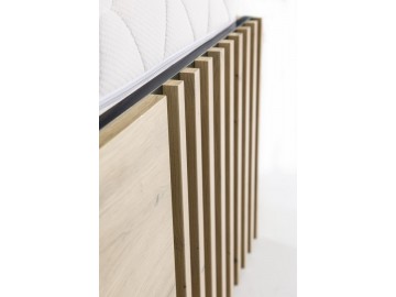 Postel s úlož. prostorem 180x200 BARBUS dub artisan/černá