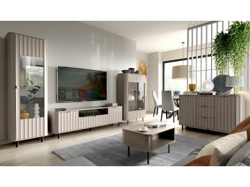 Komoda 1D3S JOLY clay gray