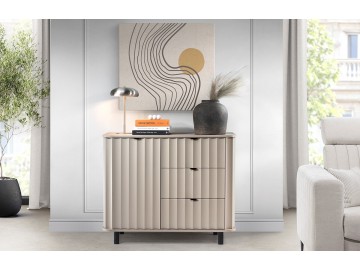 Komoda 1D3S JOLY clay gray