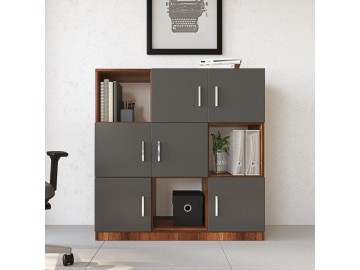 ZYRIE office skříňka, baroko/antracit