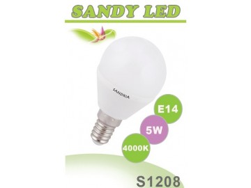 SANDRIA LED žárovka E14 S1208 SANDY LED E14 B45 5W SMD 4000K SANDRIA LED žárovka E14 S1208 SANDY LED E14 B45 5W SMD 4000K