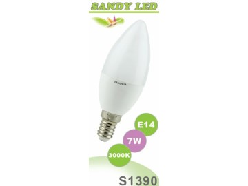 SANDRIA LED žárovka E14 S1390 SANDY LED E14 C37 7W SMD 3000K SANDRIA LED žárovka E14 S1390 SANDY LED E14 C37 7W SMD 3000K
